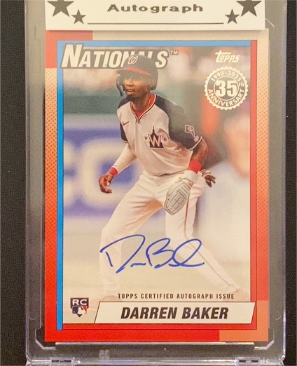 2025 Topps Update #90B2-DBA Darren Baker — front