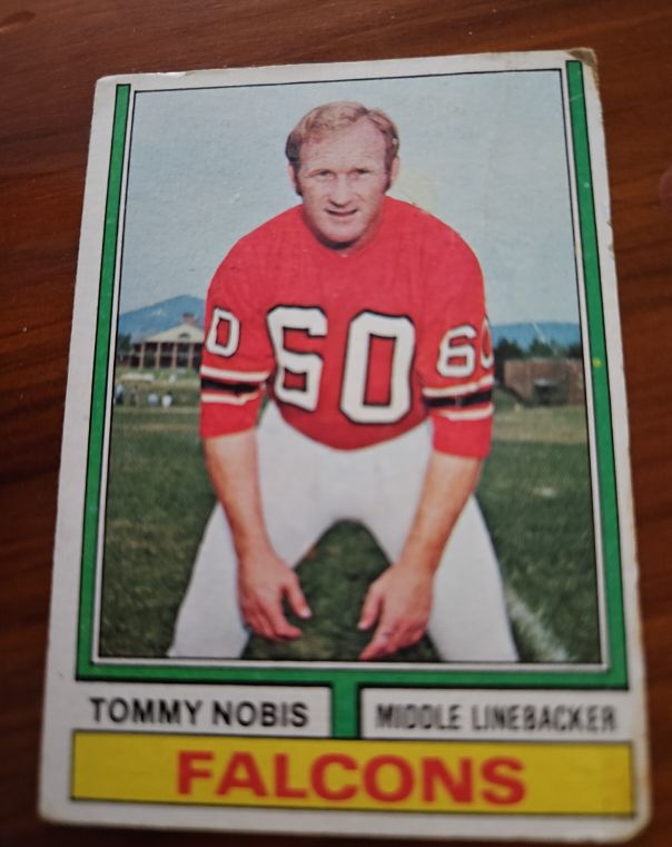 1974 Topps #160 Tommy Nobis — front