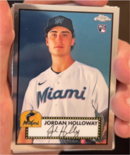 2021 Topps Chrome Platinum Anniversary #110 Jordan Holloway — front