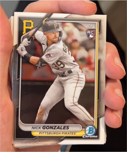 2024 Bowman #62 Nick Gonzales — front