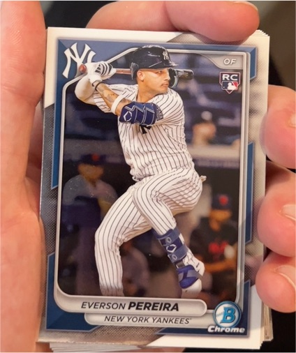 2024 Bowman Chrome #72 Everson Pereira — front