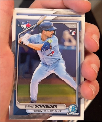 2024 Bowman Chrome #13 Davis Schneider — front