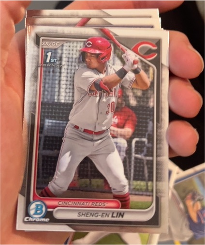2024 Bowman Chrome Draft #BDC-147 Sheng-En Lin — front