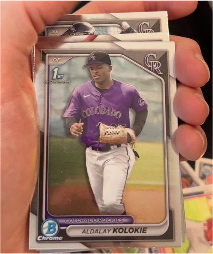 2024 Bowman Chrome #BCP-173 Aldalay Kolokie — front