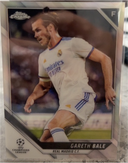 2021-22 Topps Chrome UEFA Champions League #28 Gareth Bale — front