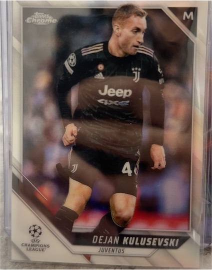 2021-22 Topps Chrome UEFA Champions League #109 Dejan Kulusevski — front