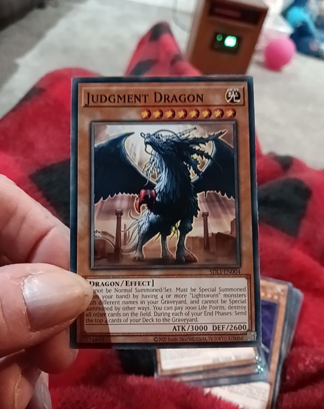2020 Yu-Gi-Oh! SDLI-EN004 Judgment Dragon — front