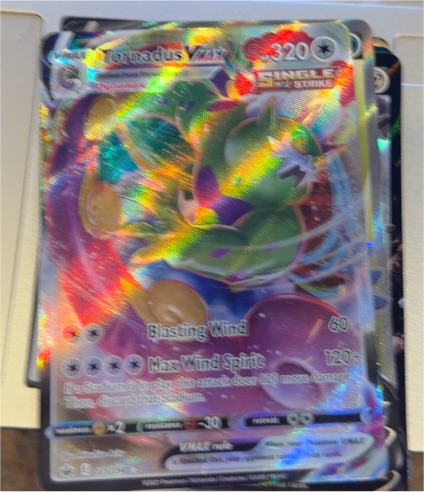 2021 Pokémon Chilling Reign #125 Tornadus VMAX — front