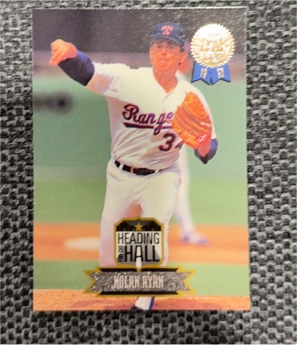 1993 Leaf Heading for the Hall #1 Nolan Ryan — front