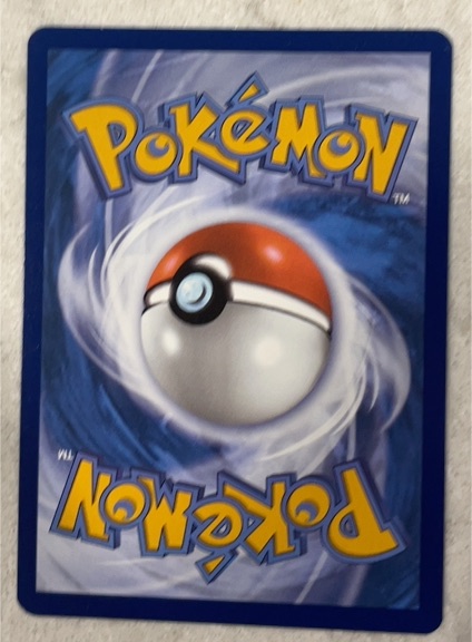 1996 Pokémon Card Back — front