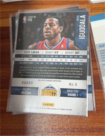 2012-13 Panini Threads #110 Andre Iguodala — front