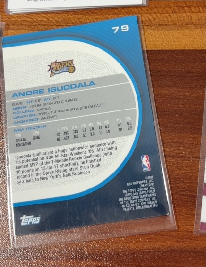 2007-08 Topps #110 Andre Iguodala — front