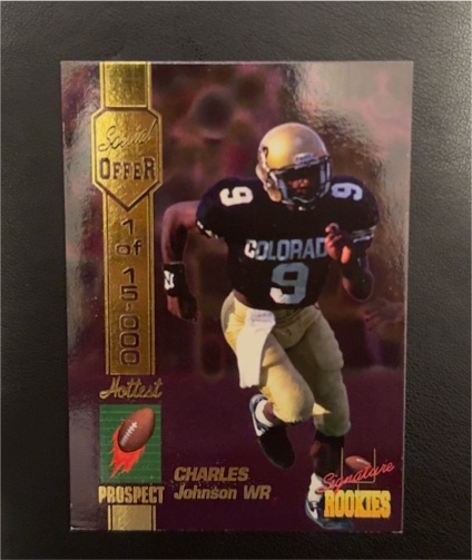 1994 Signature Rookies Special Offer Hottest Prospects Charles Johnson #M5 — front