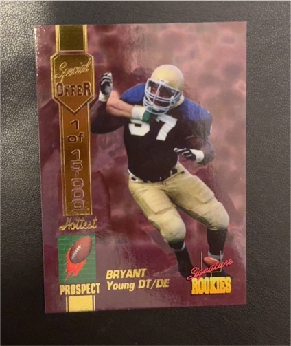 1994 Signature Rookies #M2 Bryant Young — front