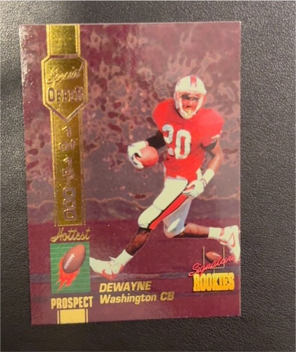 1994 Signature Rookies #M3 Dewayne Washington — front