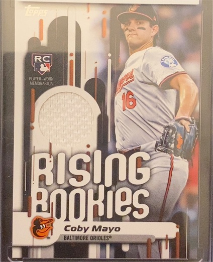 2025 Topps Update Rising Rookie Relics #RRR-CM Coby Mayo — front