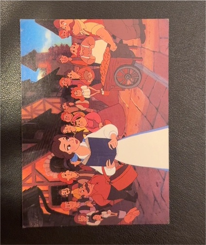 1992 Pro Set Disney Beauty & The Beast #5 A Peculiar Mademoiselle — front