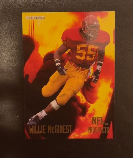 1994 Fleer NFL Prospects #18 Willie McGinest — front