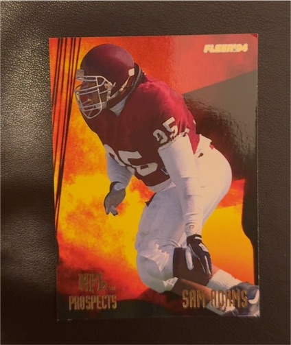 1994 Fleer NFL Prospects #1 Sam Adams — front