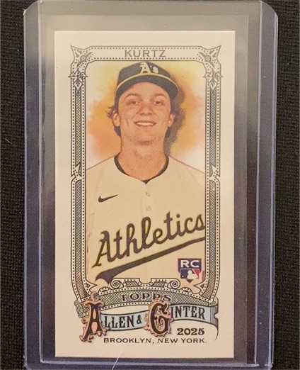 2025 Topps Allen & Ginter Mini #296 Nick Kurtz — front