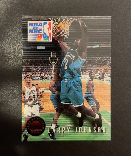 1993 SkyBox Premium #4 Larry Johnson — front