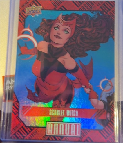 2022-23 Upper Deck Marvel Annual #77 Scarlet Witch — front
