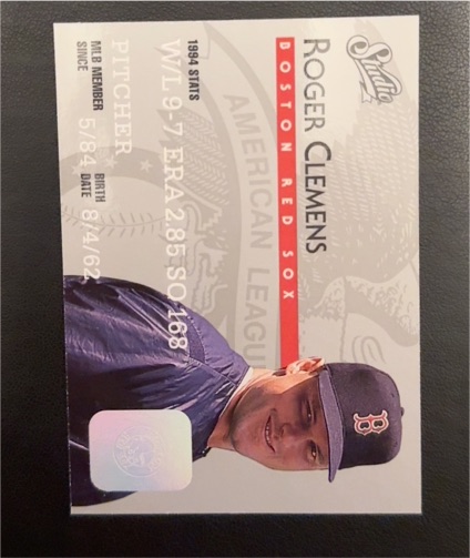 1995 Donruss Studio #16 Roger Clemens Boston Red Sox — front