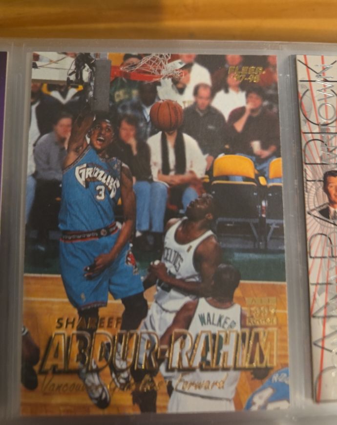1996-97 Fleer #27 Shareef Abdur-Rahim — front