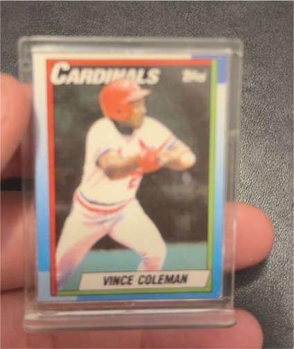 1990 Topps #660 Vince Coleman — front