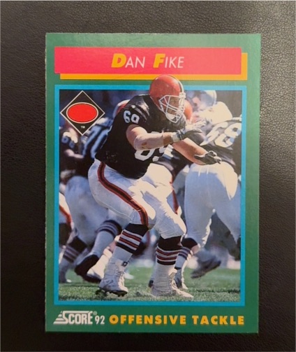 1992 Score #241 Dan Fike — front