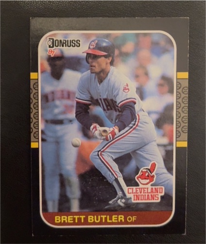 1987 Donruss #219 Brett Butler — front