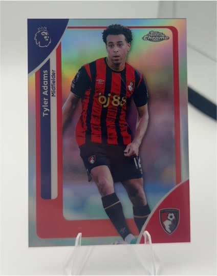 2026 Topps Chrome Premier League #2 Tyler Adams — front