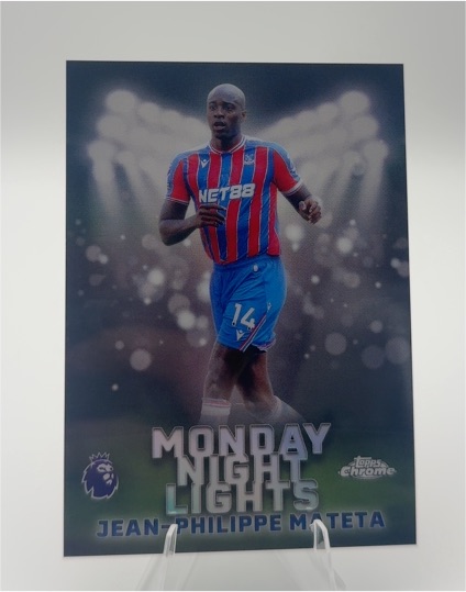 2026 Topps Chrome Premier League Monday Night Lights #MNL-24 Jean-Philippe Mateta — front