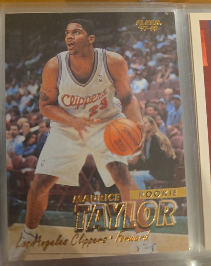 1997-98 Fleer #331 Maurice Taylor — front