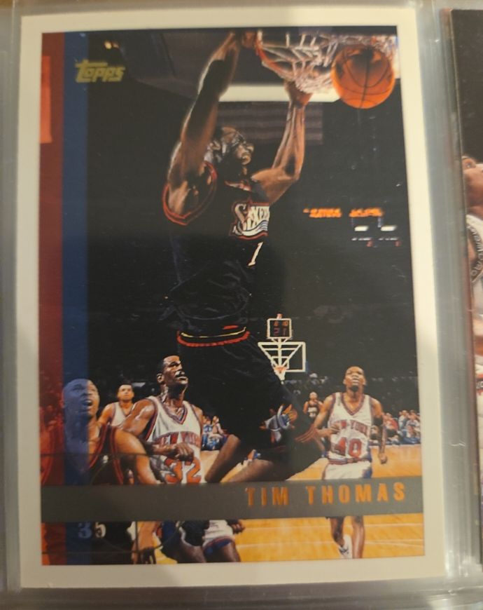 1997-98 Topps #114 Tim Thomas — front