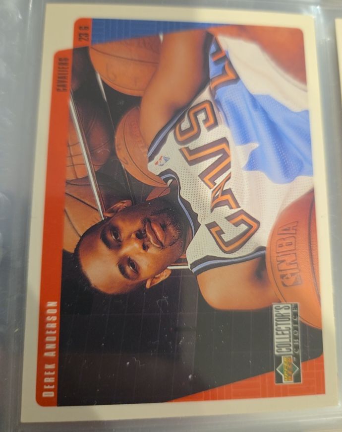 1997-98 Upper Deck Collector's Choice #226 Derek Anderson — front