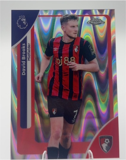 2026 Topps Chrome Premier League #4 David Brooks — front