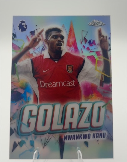 2026 Topps Chrome Premier League #GZ-10 Nwankwo Kanu Golazo — front