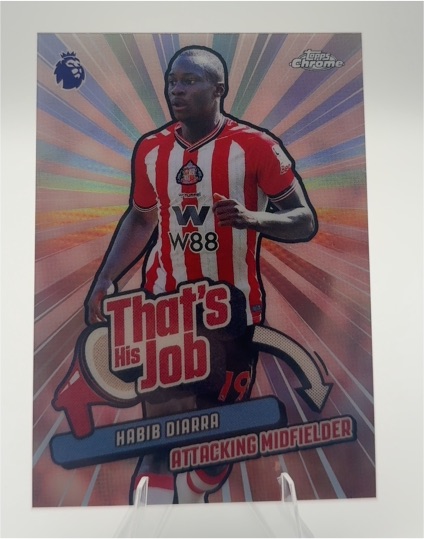 2026 Topps Chrome Premier League #THJ-11 Habib Diarra That's His Job — front
