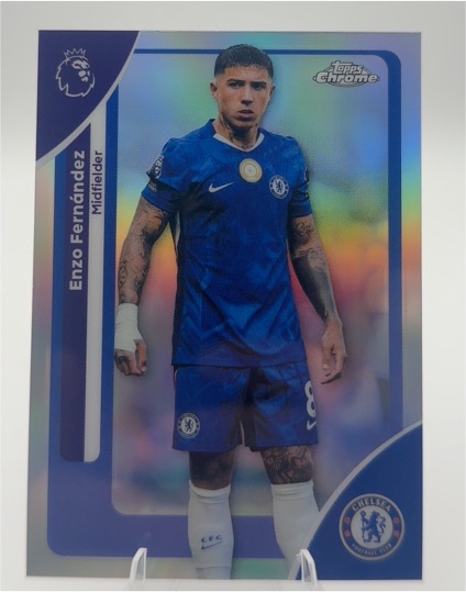 2026 Topps Chrome Premier League #66 Enzo Fernandez Chelsea — front
