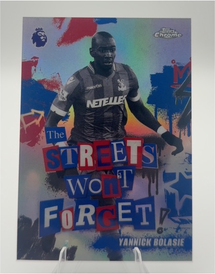 2026 Topps Chrome Premier League #SWF-8 Yannick Bolasie The Streets Won't Forget — front