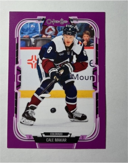 2025-26 O-Pee-Chee #27 Cale Makar — front