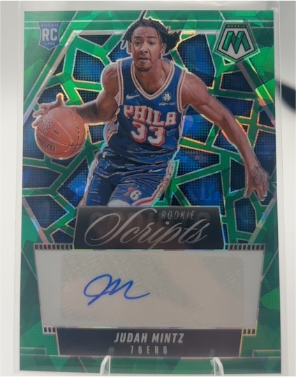 2024-25 Panini Mosaic #RS-JUD Judah Mintz Rookie Scripts — front