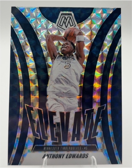 2024-25 Panini Mosaic #3 Anthony Edwards Elevate — front