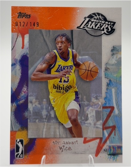 2024-25 Topps G League #85 Sir' Jabari Rice — front