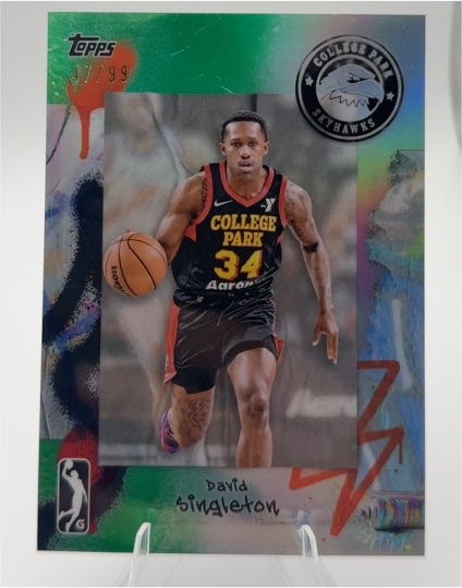 2024-25 Topps G League #BV-11 David Singleton — front