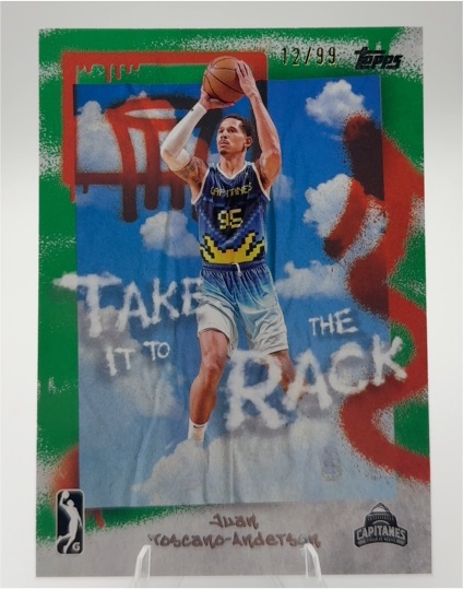2024-25 Topps G League #12/99 Juan Toscano-Anderson — front