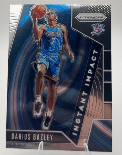 2019-20 Panini Prizm #17 Darius Bazley Instant Impact — front