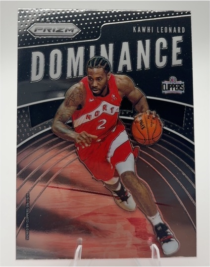 2019-20 Panini Prizm #16 Kawhi Leonard Dominance — front