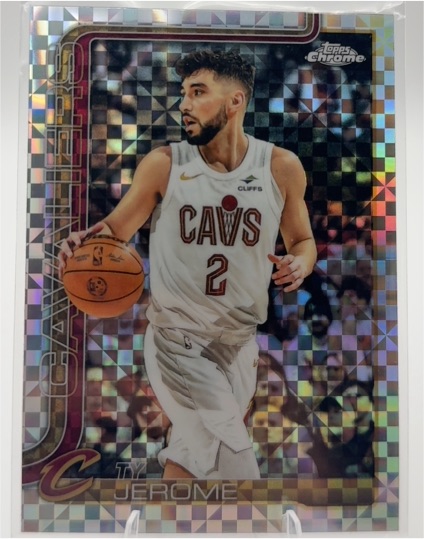 2025-26 Topps Chrome #4 Ty Jerome X-Fractor — front